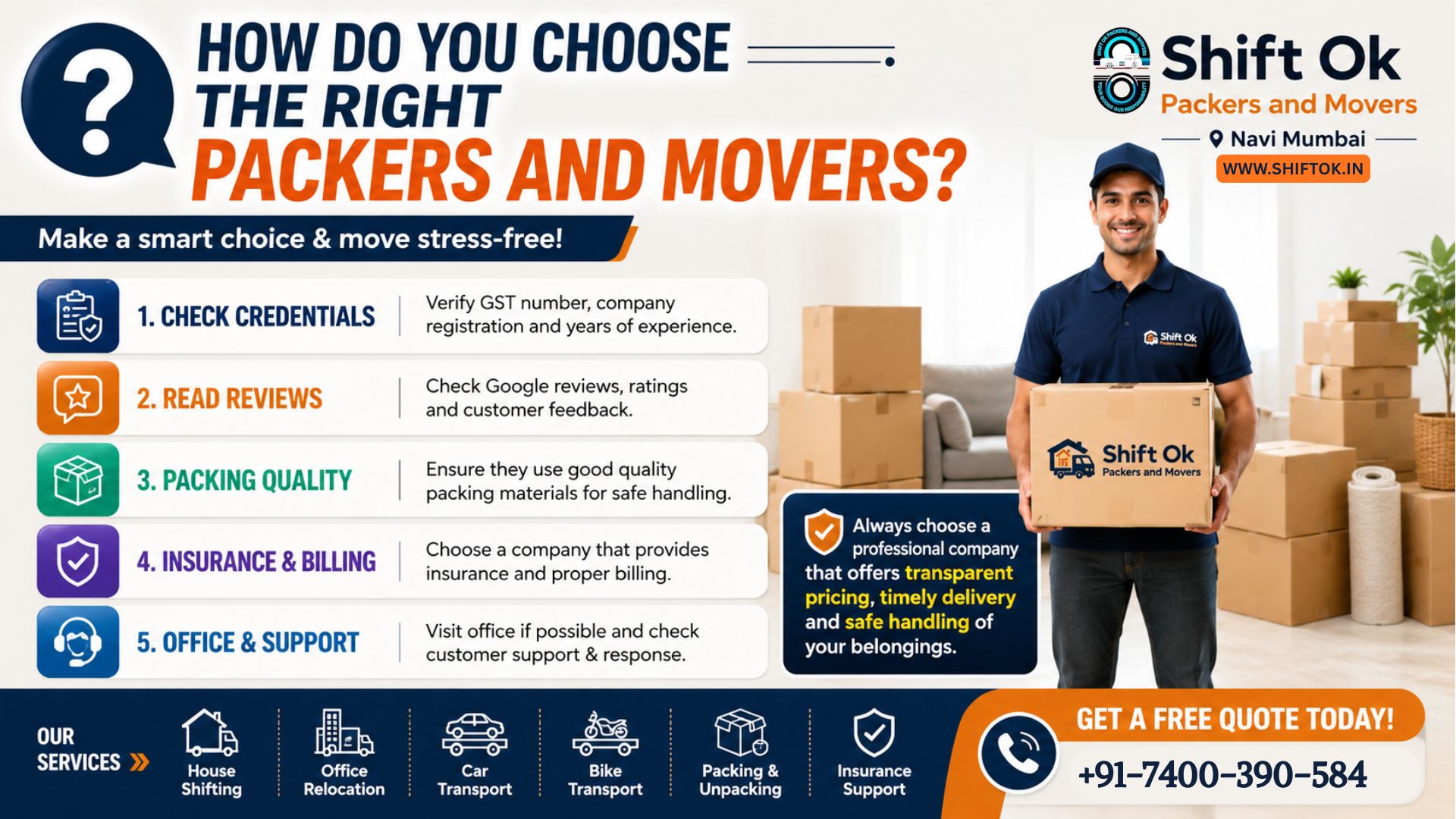HOW DO YOU CHOOSE THE RIGHT PACKERS AND MOVERS?”